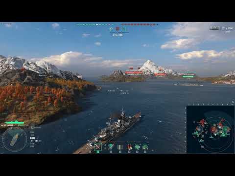 World of warships Tallin Cruiser Tier VIII - Torpedo Hits and Citadel Hits