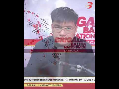 BRIGADA BALITA NATIONWIDE SA UMAGA - JANUARY 16, 2026