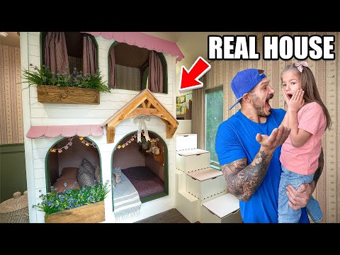 I Built A Luxury Playhouse Bunk Bed