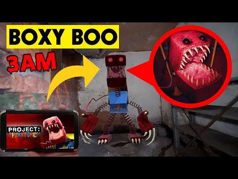 GECE 3'te BOXY BOO EVİME GELDİ ! *PROJECT PLAYTİME*