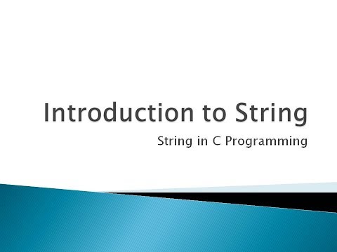 93 - Introduction to String in C Programming