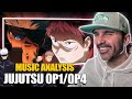 MUSIC DIRECTOR REACTS | Jujutsu Kaisen - OP 1 and OP 4 [FULL]