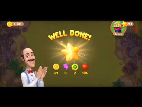 Gardenscapes lvl 12.163 to 12.167