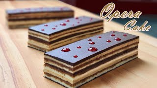 초콜릿 커피 케이크 만들기/ 오페라 케이크/ How to make chocolate coffee cake / Opera Cake Recipe