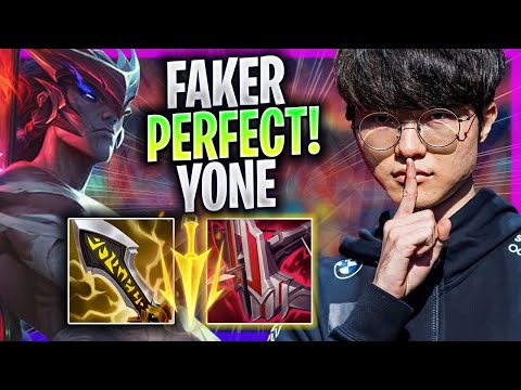 FAKER PERFECT GAME WITH YONE! - T1 Faker Plays Yone MID vs Orianna! | Season 2023