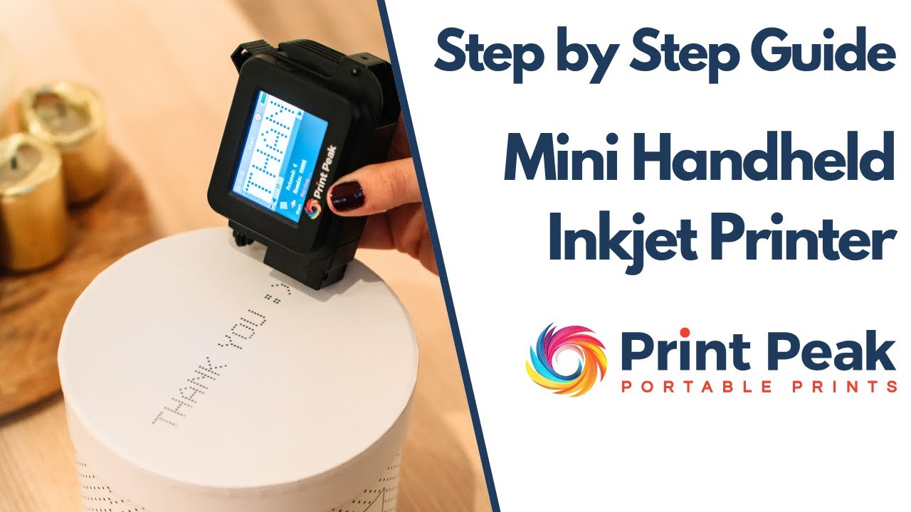 Complete Setup Guide for Your Mini Handheld Inkjet Printer by Print Peak