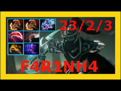 Dota 2 Brasil gameplay | F4R1NH4 plays Phantom Assassin | 23/2/3 | easy game vol. 1