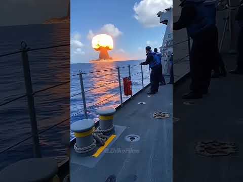 U.S. Navy arsenal ship firing 13 #military
