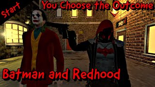 Batman and Redhood Interactive Story