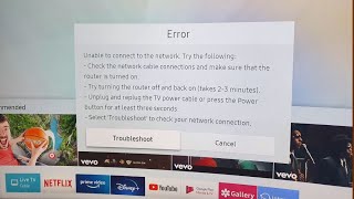 Download lagu Samsung TV Error Unable to Connect to Network Fix mp3