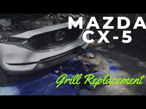 Mazda CX 5 Grill Replacement After a Deer Crash 🦌🔧 | DIY Repair