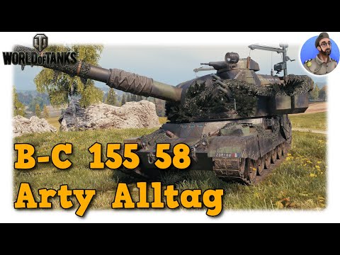 World of Tanks - Bat.-Châtillon 155 58 - Arty Alltag auf Tier 10