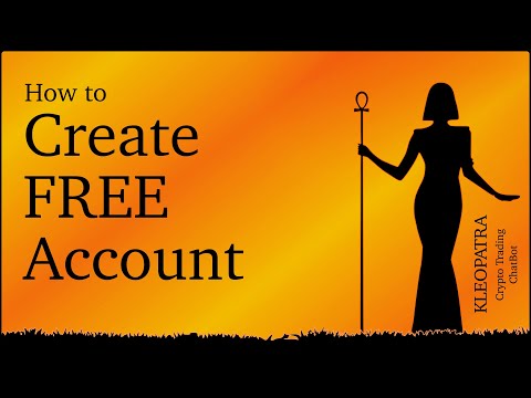 Crypto Trading Bot Kleopatra Tutorial - How to Create FREE Kleopatra Account in Telegram App