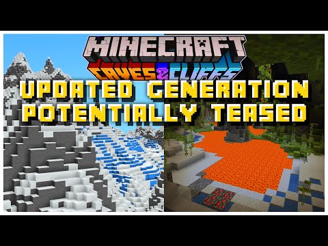 NEW 1.18 Terrain Generation Potentially Teased | Minecraft Caves & Cliffs Update