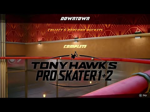 Tony Hawks Pro 1+2 How to get "Collect 5 Popcorn Buckets" in Downtown