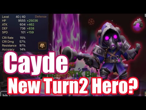 The Power Cayde, is he new hero for turn2???🤔🤔🤔【Summoners War RTA】
