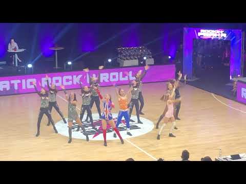 2022.12.03. Fireballs - Girls nagyformáció, Főnix SE, elődöntő, VB, Prága