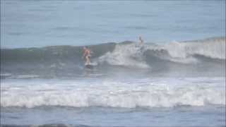 preview picture of video 'November 04 2013 Surfing Playa Hermosa Costa Rica'