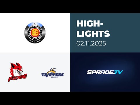 02.11.2025 - Highlights - Füchse Duisburg vs. Tilburg Trappers