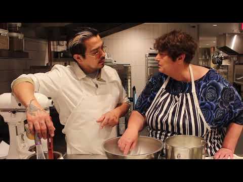 Passion fruit cream and seagrass cake