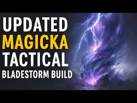 Ultimate Magicka Tactical Bladestorm Build 2025 - ESO Sorcerer/Templar/Necromancer Guide