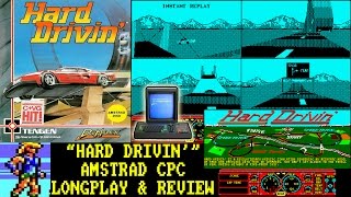 [AMSTRAD CPC] Hard Drivin' - Longplay & Review