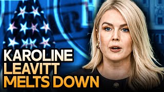 Karoline Leavitt Completely Melts Down When Called Out For Lying