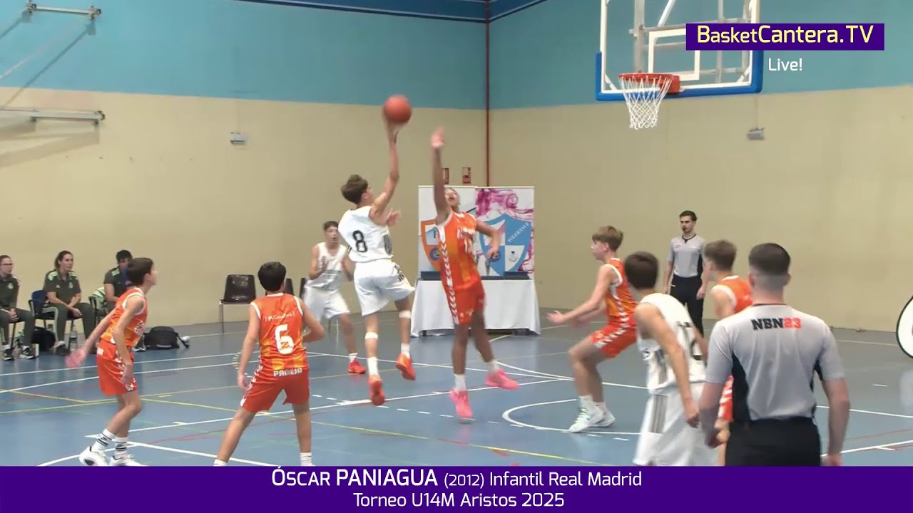 ÓSCAR PANIAGUA (2012) Infantil Real Madrid.-  Torneo U14M Basket Aristos 2025