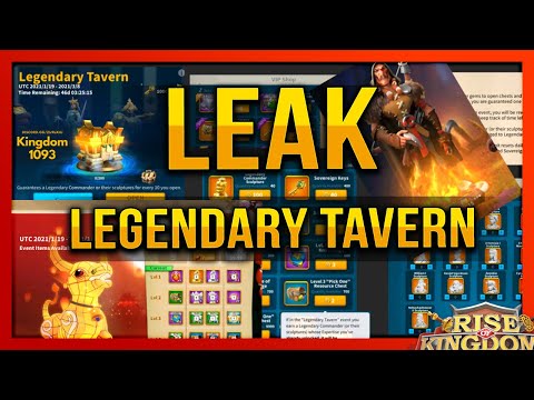 LEAK: Legendary Tavern & more LIVE! 🔴 Rise of Kingdoms ROK Fleisch