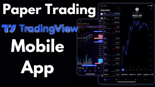 How to use Paper Trading in TradingView Mobile App  !!  @TradingView  #papertrading