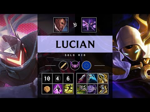 Lucian Mid vs Kassadin - EUW Master Patch 25.11