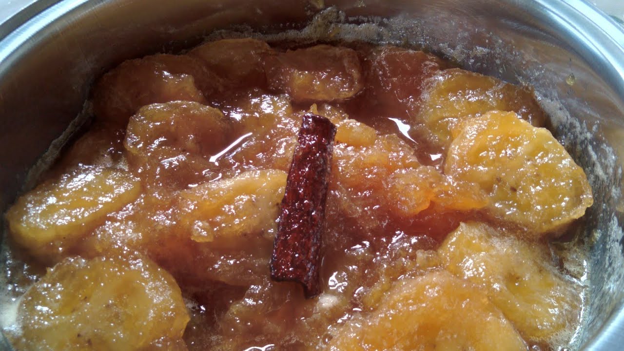 Doce de banana pão. Receita simples: passo a passo.