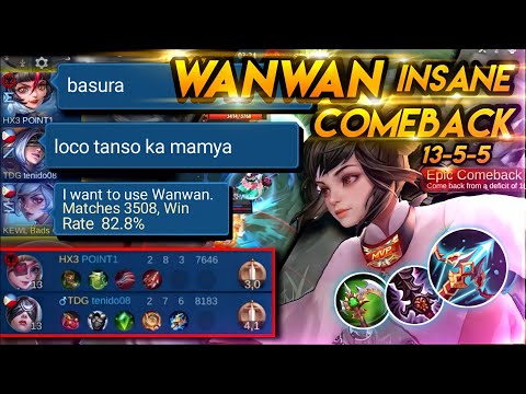 WANWAN FAKE WINRATE PRANK + WANWAN GREATEST COMEBACK! - TRASHTALKER PAHIYA!
