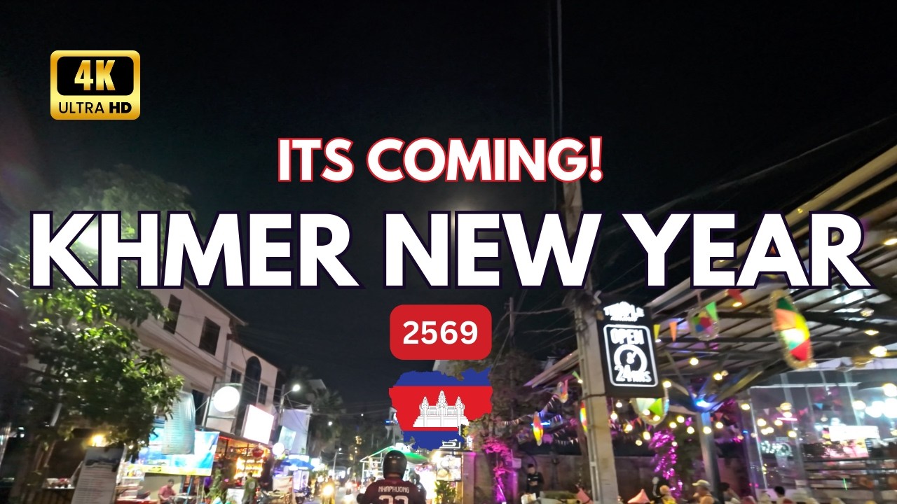 Khmer New Year is Coming! Driving Through Siem Reap Before the Madness