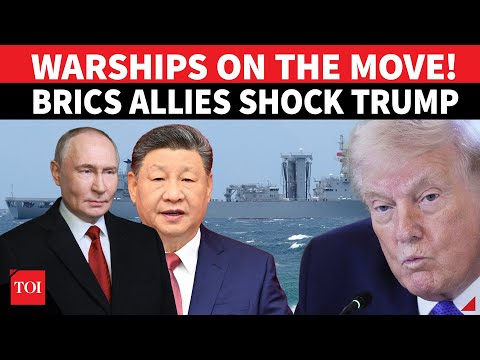 Russian, Chinese WARSHIPS Rally For IRAN? Putin, Xi In Action As Trump Threatens Khamenei | BRICS
