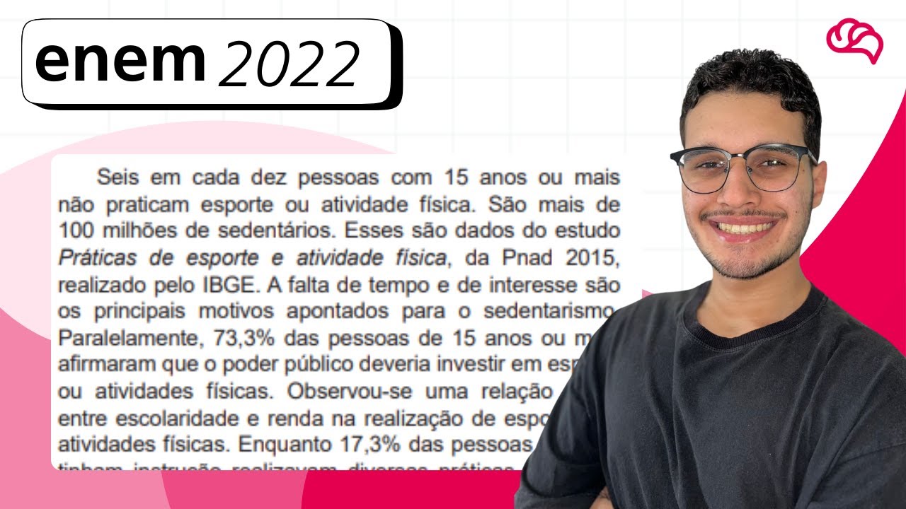 Resolução em Vídeo — Questão 20 ENEM 2022