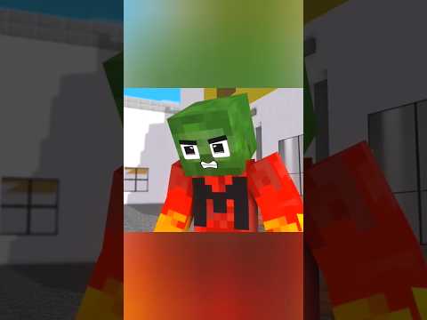 "Craziest Zombie Story in Minecraft Animation" #gaming #shorts