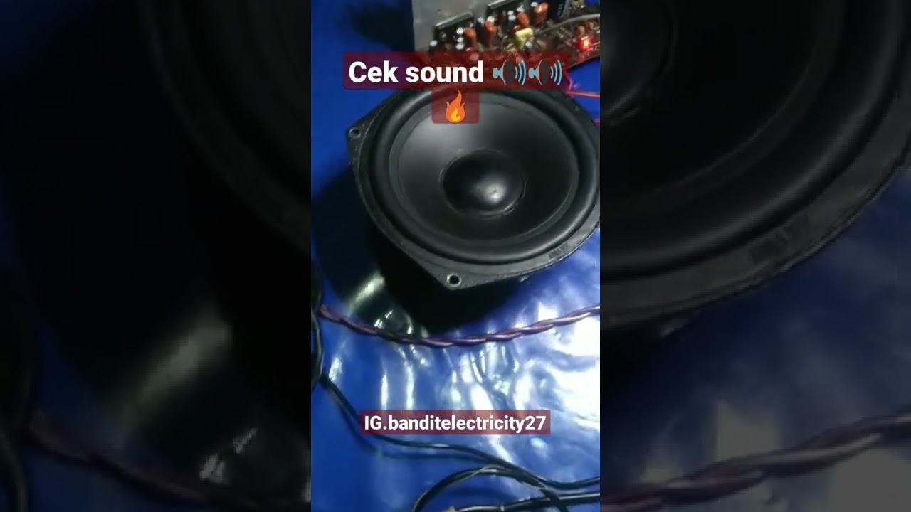 #shorts loading test speaker audax 100watt - 8ohms 🔊💯 #sound  #soundsystem #ceksound #trending