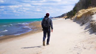 A Solo Hike at Indiana Dunes (8K High Resolution)