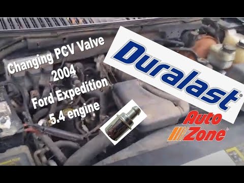 PCV valve replacement 2004 Ford Expedition 5.4L engine
