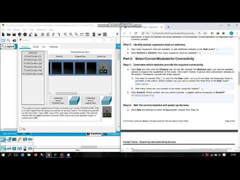 6.3.1.8 Packet Tracer - Exploring Internetworking Devices