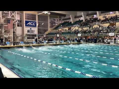 Yousseff Ramadan Wins ACC With 41.7 | Men’s 100 Free A Final | 2022 ACC Championships