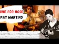 Pat Martino - One For Rose solo Guitar Transcription #23 with tab and sheet music