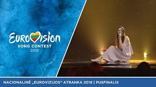 Ieva Zasimauskaitė - „When we‘re old“ (liet. „Apie mus, pasenusius“) - Eurovizijos pusfinalis