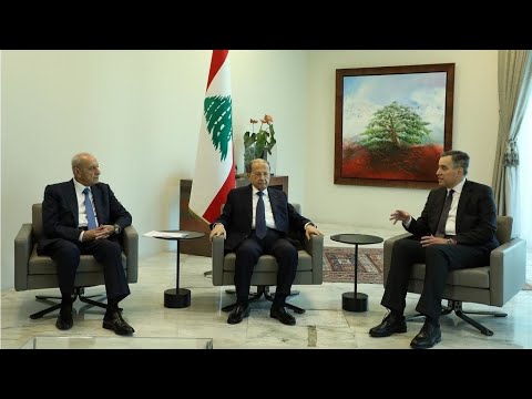 الأزمة السياسية في لبنان عون وأديب يتفقان على استكمال مشاورات تشكيل الحكومة