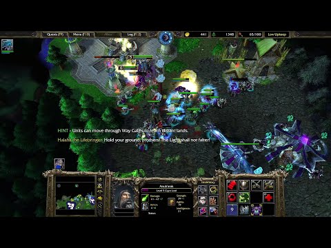 Anub'arak encounters the Silver Hand in Quel'thalas