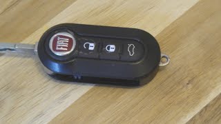 Fiat Key Fob Battery Replacement - EASY DIY