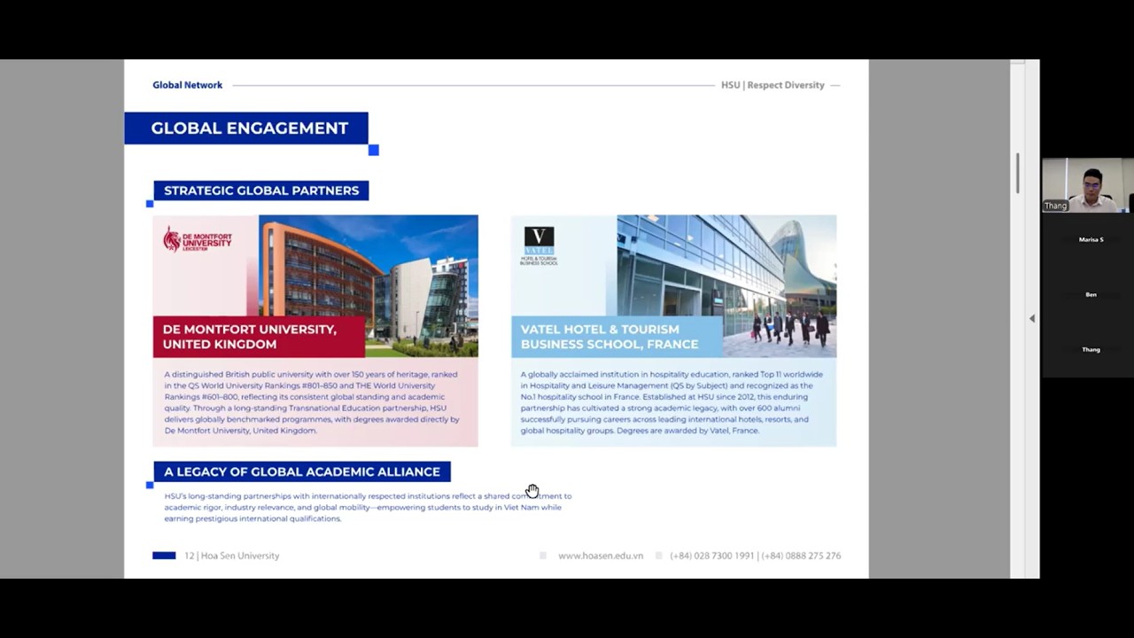 GED Webinar with Hoa Sen University | UK Degree Pathway in Vietnam