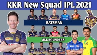 IPL 2021: KKR Full Squad For The IPL 2021 | Kolkata Knight Riders Probable Squad For Ipl 2021