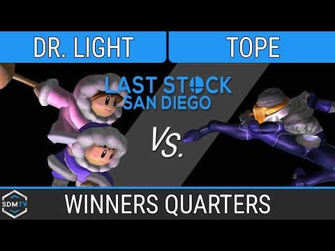 LSSD 86 - Dr. Light (Ice Climbers) vs. Tope (Sheik) - SSBM Winners Quarters - Smash Melee
